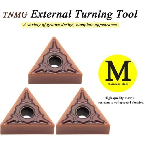 TNMG160404 PMF MP1125 High Quality External Turning Tool TNMG 160404 PMF Cnc Lathe tools Carbide Insert For Stainless Steel