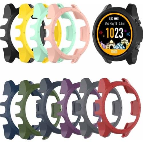 Protective Case Cover For Garmin Forerunner 935 945 Smartwatch Bracelet Dial Case Anti-scratch Shockproof Shell Unisex Colorful