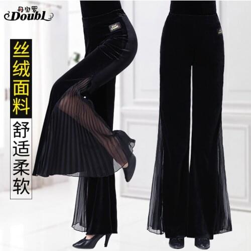 Ballroom Dance pants Ladys Tango Waltz Dancing costumes Women Ballroom Dance Competition pants