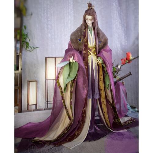 1/3 BJD Clothes Ancient Costume Hanfu Samurai Outfit Set For BJD/SD Big Girl SD17 SSDF ID75 Strong Uncle Doll Accessories C1266