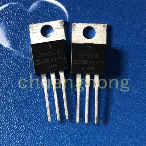 1pcs/lot Power triode IRF3710 original packing new field effect transistor MOS triode TO-220 57A 100V