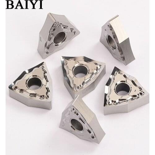 10pcs WNMG080404-HA H01 WNMG080408-HA H01 cutter turning tools aluminum inserts WNMG080404/WNMG080408 Processing aluminum