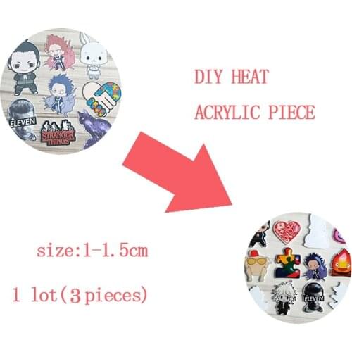 3pcs/lot Heat Acrylic earrings size Pieces Semi Finished Jewelry Accessories Resin Epoxy