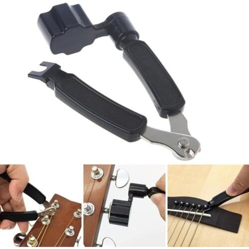 3 in 1 Guitar Peg String Winder String Pin Puller String Cutter Guitar Tool Set Multifunction Guitar Accessories