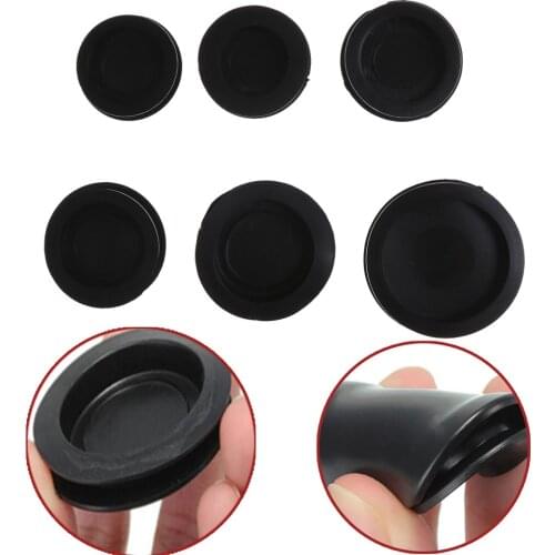 5Pcs/lot Black 34mm-50mm Rubber Money Saving Box Piggy Bank Closure Plug Stopper Cover