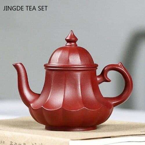 Authentic Yixing tea pots Purple Clay Teapot Raw ore Dahongpao Takamiya light bulb beauty kettle Boutique Teaware 190ml