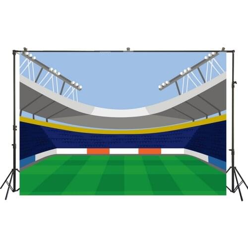 HUAYI Photography Backdrops Birthday Party Baby Shower Decor Banner Photo Background Boys Football Game Stadium BackdropXT-6031