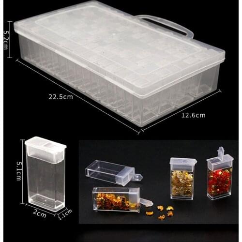 Bottles Diamond Painting Tools Accessories Storage Box Beads Container Diamond Embroidery Stone Mosaic Convenience Box