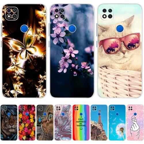 For Xiaomi Redmi 9C Case Silicone Soft TPU Cover Phone Case For Fundas Xiaomi Redmi 9C 9 C Case 6.53 inch on Redmi 9C Back Cover