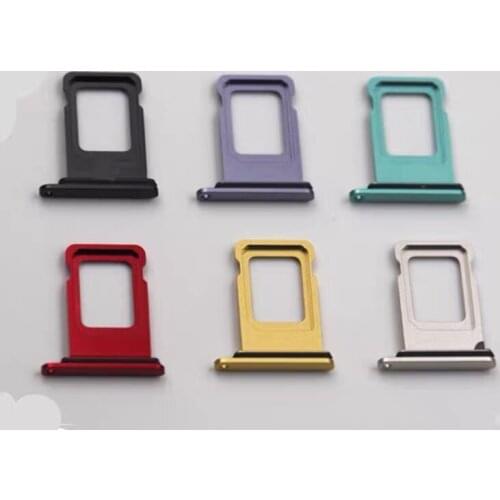 For iPhone 11/11 pro/11 pro max SIM Card Holder Slot Tray Container Adapter Replacement For iPhone 11/11 pro/11 pro max Replace