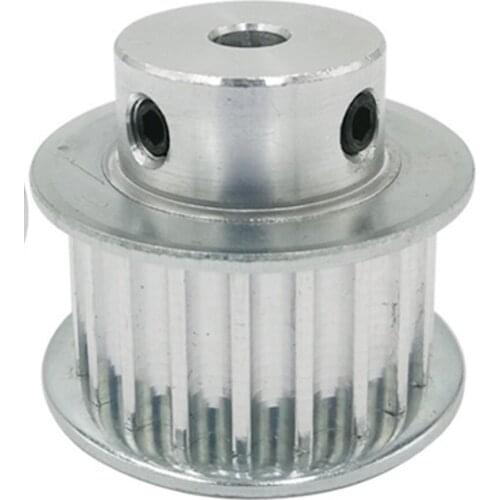 Timing Pulley 5M-18T Bore 6/6.35/8/10/12/14 mm, Aluminum Belt Pulley Slot Width 16/21 mm, For Width 15/20mm 5M-synchronous belt