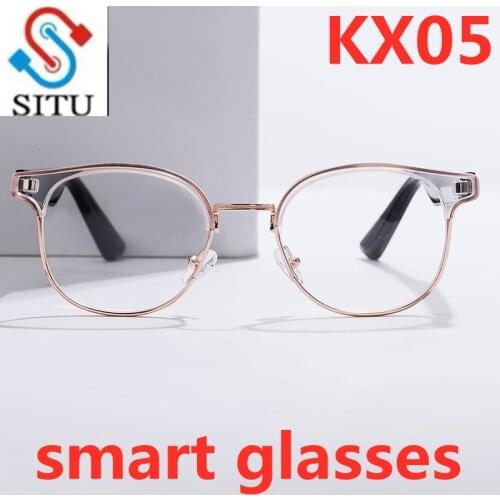 KX05B Smart Glasses Wireless Bluetooth Hands-Free Calling Audio Open Ear Anti-Blue Light Lenses Glasses