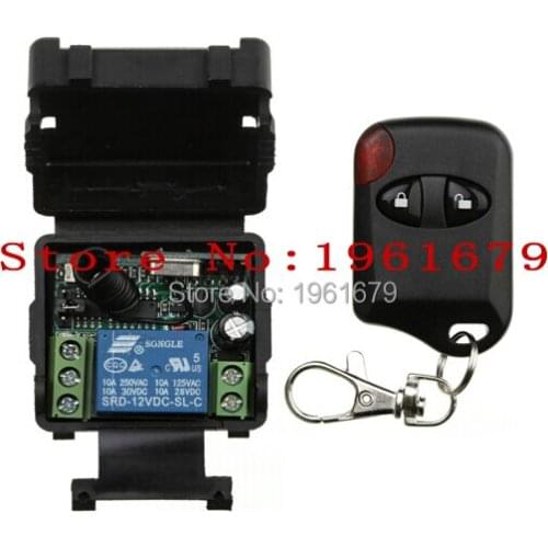 DC 12 v 1CH mini wireless remote control switch Learning code 1 piece receiver+1 piece transmitter