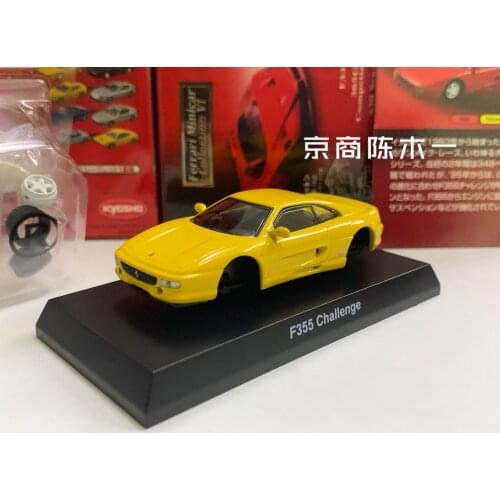 KYOSHO 1/64 Ferrari F355 Challenge Collect die casting alloy F1 RACING assembled trolley model