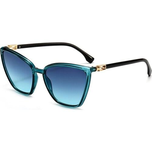 Fashion trend cats eye frame sunglasses personality anchor = street shot sunglasses Fashion Glasses
