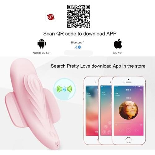 APP Invisible Vibrator With one Panties Wireless Remote Control Bluetooth Vibrator Underwear Clitoris stimulator With Retail Box