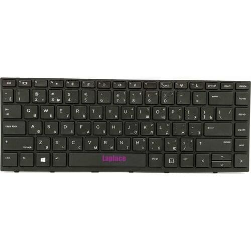 New Russian keyboard for HP Probook 430 G5 440 G5 446 G5 black frame non-backlit (RU7029)