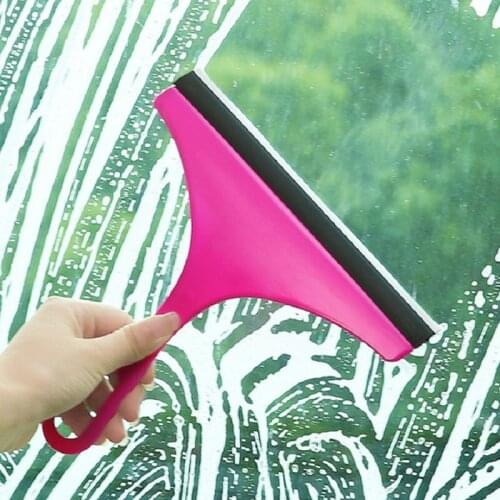 Window Wiper Flass Cleaning Wiper Brush Soft Glass Scraper Cleaner Glass Cleaning Brush Household Cleaning Tool