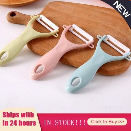 Sharp Fast Peeler，Fruits Vegetable Peeler Potatoes Peelers Easy Peeling Tools Kitchen Gadgets Plain ceramic peeling knife
