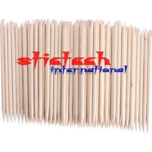 By ems or dhl 100sets 100pc/set Nail Art Orange Wood Stick Cuticle Pusher Remover Pedicure Manicure Tool