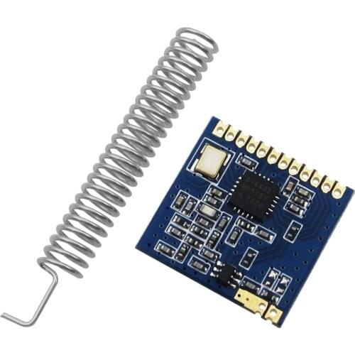 1pcs Mini SI4432 Remote Wireless Transceiver Communication Module 240MHZ-930MHZ + Spring Antenna, Distance 1000m HAILANGNIAO