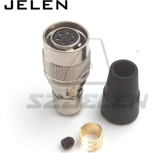 Hirose Connector Plug 6-pin female, HR10A-7P-6s(73)6pin hirose connector plug