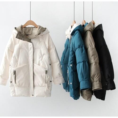 Женские большие пуховики Vodiu China At AliExpress