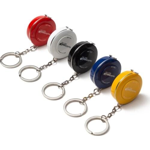 150cm 60Inch Retractable Soft Cloth Ruler Sewing Tailor Band Mini Tape Measure Sewing Keychain Key Ring Cm/inch Measuring Tool