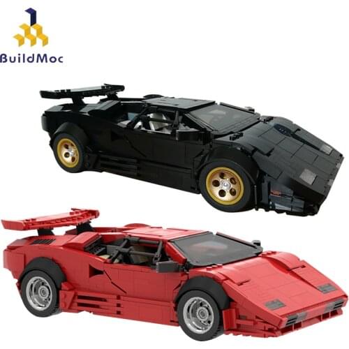 Buidlmoc High-tech Car Speed Champions City Racer Modular Sports Car Vehicle Creator Expert Sets Model Building Block Kids Toy