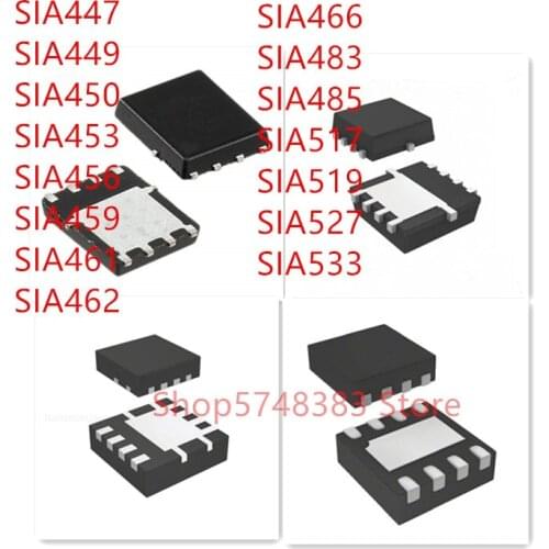 10PCS SIA447 SIA449 SIA450 SIA453 SIA456 SIA459 SIA461 SIA462 SIA466 SIA483 SIA485 SIA517 SIA519 SIA527 SIA533 IC