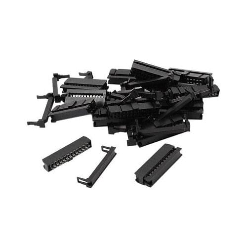 15 Pcs IDC Cable Connector FC-24P 24Pin Female Header 2.54mm Pitch