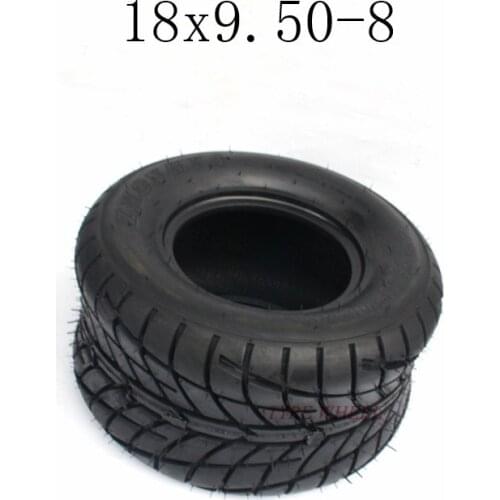 18x9.50-8inch Vacuum Tires For Electric Scooter GO KART KARTING ATV UTV Buggy Tubeless Rubber Tyre