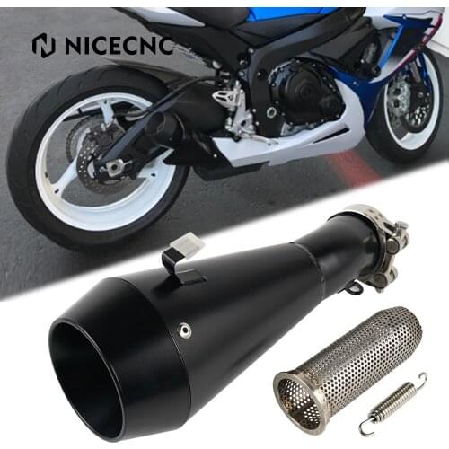 Slip On Exhaust Link Pipe Muffler DB killer For Suzuki GSXR GSXR600 GSX-R600 GSXR750 GSX-R750 2011-2020 Motorcycle Accessories