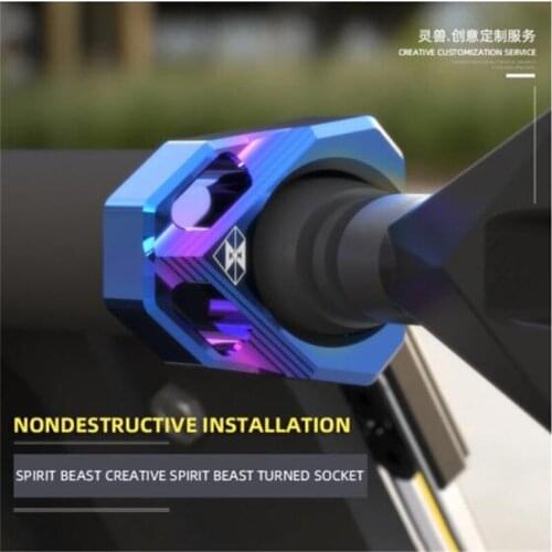 SPIRIT BEAST Motorcycle Accessories Turn Signals Turn Lights Base LED Turn Lamp Base Motor Lights Stent Creative Products