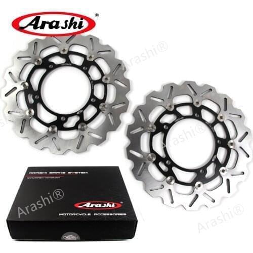 Arashi 1 Pair For SUZUKI GSX FA 1250 2010 - 2016 CNC Floating Front Brake Disc Disk Rotors GSX1250FA 2011 2012 2013 2014 2015