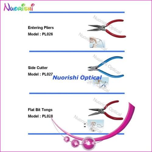 Free shipping PL026, PL026E, PL027, PL028, PL028E glasses plier lowest shipping costs