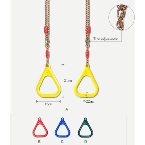 Children Outdoor Plastic Ring Educational Toys Shake Hands Climbing Accessories Indoor Fitness Equipment For Kid Outdoor Swing