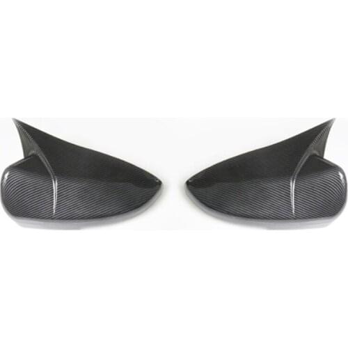 For MG 6 MG6 2017-2019 Carbon Fibre Car Horn Rearview Mirror Cover Side Mirror Cover Trim Decorative Frame Accessories