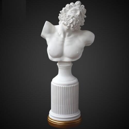 CREATIVE THE LAOCOON AND HIS SONS ART SCULPTURE GYPSUM FIGURE FIGURINE HOME DECORATION ACCESSORIES RESIN CRAFTS STATUE R5226