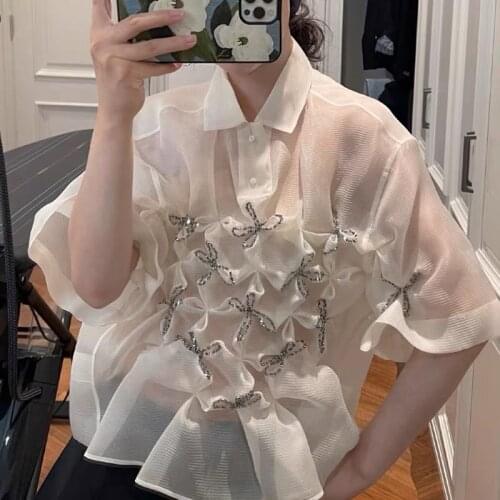 JSXDHK Short Sleeve Blouses