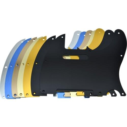 KAISH 8 Hole Metal Aluminum Anodized TL Tele Pickguard Scratch Plate Fits Fender American/Mexican for Telecaster