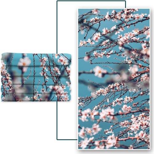 Microfine Outdoor Sports Microfiber Double-Sided Velvet Printed Beach Towel