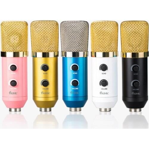 MK F100TL USB Microphone Studio Professional Condenser Wired Computer Microphone With Stand For Karaoke Video Recording PC