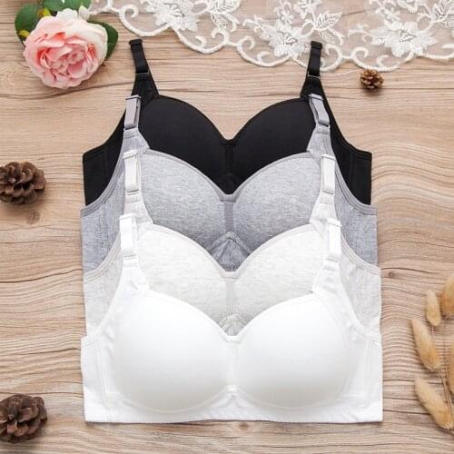 Teenage Girl Underwear Puberty Young Girls Small Bras Children Teens Training Bra for Kids Teenagers Lingerie Cotton