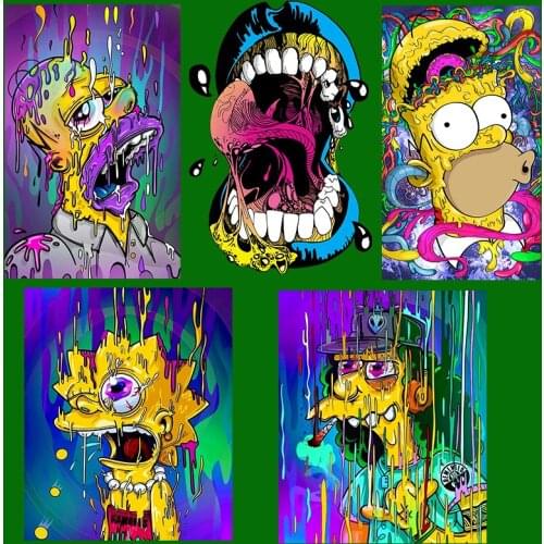 Popular Graffiti Anime Character Brand Iron on patches DIY custom patch heat transfer vinyl Flex fusible transfer Stickers