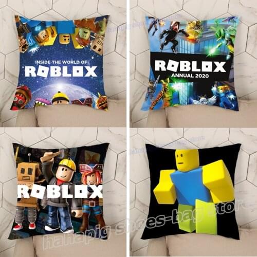 Robloxs Cushion Cover 45*45 Throw Pillow Case Mining Pixels Pillowcase Cartoon Pillow cover Living Room Sofa Decor Home Decor