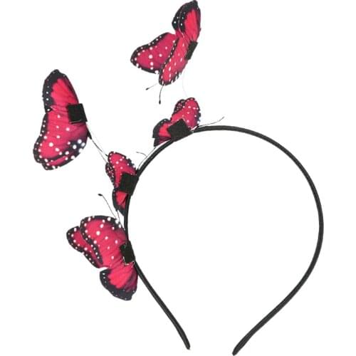 Fascinator Cap Hair Clips Hairpins Ladies Flower Top Hat Women Butterfly Fascinators Headclip Headband For Tea Party