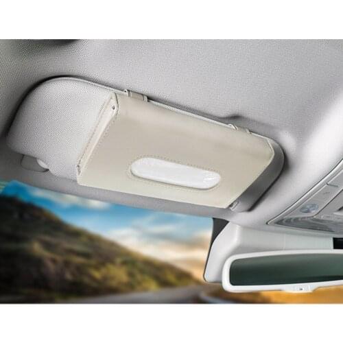 Pcs Car Tissue Box Towel Sets Car Sun Visor Tissue Box Holder Auto Interior Storage Decoration for BMW Car Accessories