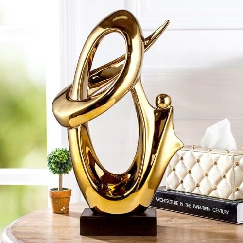 Modern Abstract Black Panther Sculpture Geometric Resin Leopard Statue Wildlife Decor Gift Craft Ornament Accessories Furnishing