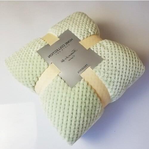 Super Soft Blanket Flannel Aircraft Sofa Use Office Children Blanket Towel Travel Fleece Mesh Portable Car Travel Cover